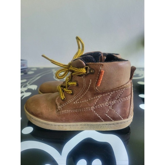 Elefanten Ankle Boots Sz 24 Brown Leather Gore-Tex Winter Boots - Picture 2 of 3